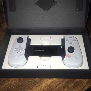 It’s called a backbone u put your phone in the middle it’s for “IPHONE”